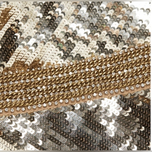 Veronica Beard Lavie Gold Sequin Embellished Midi Skirt (Size 0) NWT Retail$698 - Picture 5 of 10